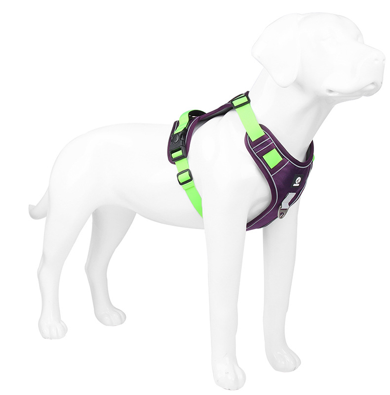 Reflective No-pull Dog Harness And Lead Set For Safety And Comfort_voghion.com