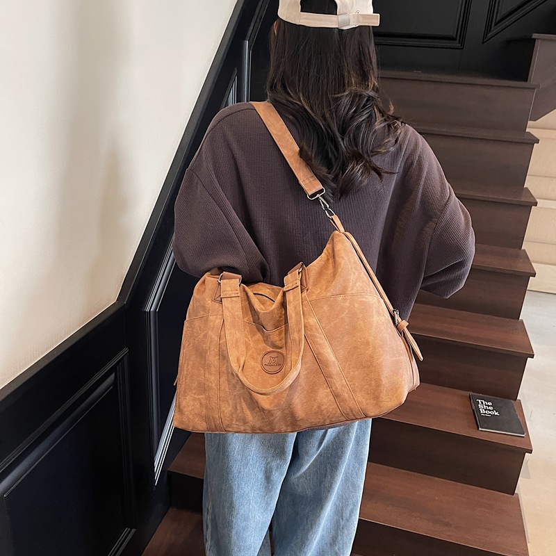 2025 New Lazy Style Gym Bag, Versatile Large Capacity Travel Bag, Single Shoulder Underarm Crossbody Tote Bag For Women - Thumbnail 3
