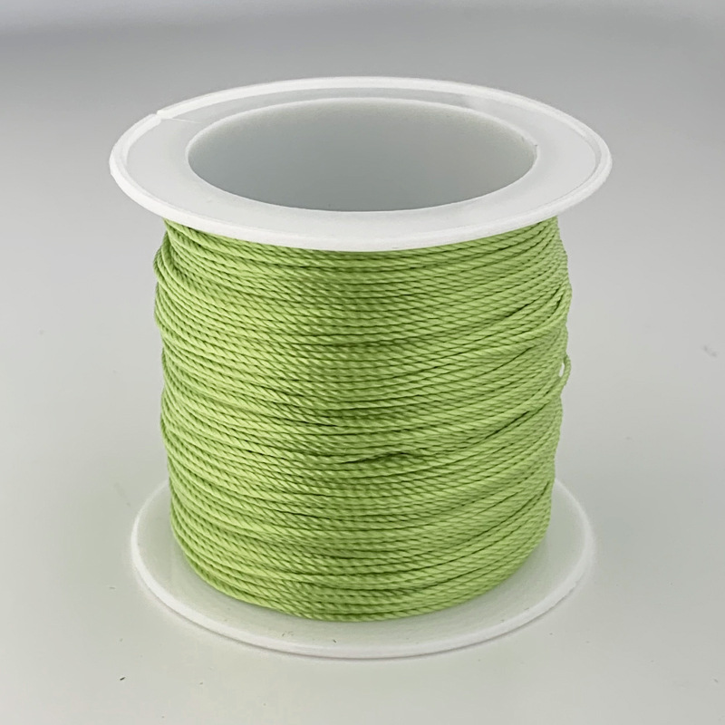 12 hilos de alambre trenzado hilo rojo hilo de color Morandi cuerda trenzada collar cuerda cuerda trenzada a mano material de bricolaje