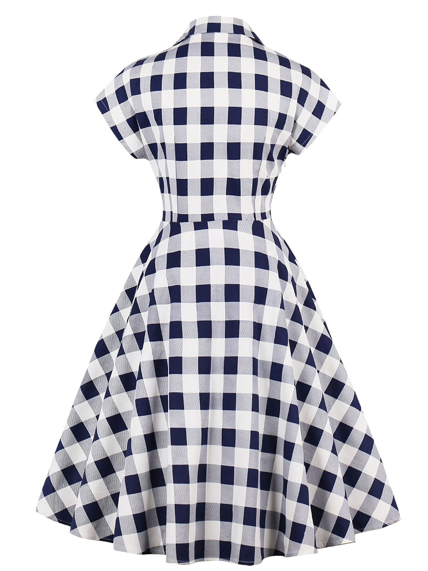 Retro British Plaid Dress Style 2
