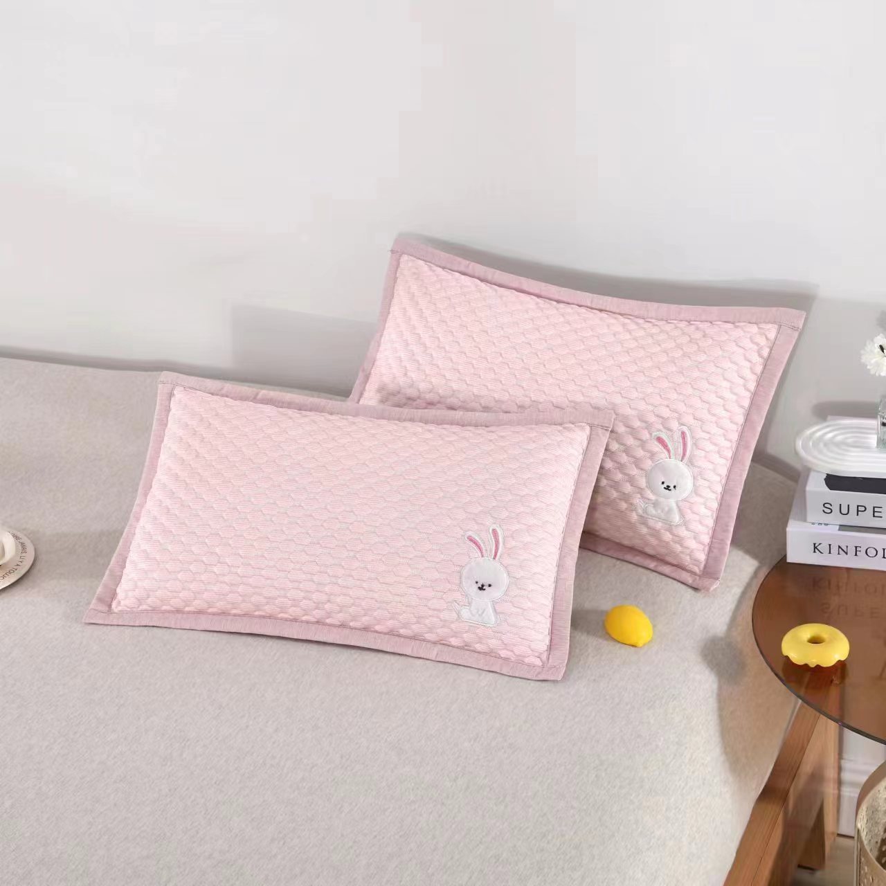 夏季豆豆枕头套一只装家用成人单人枕芯内胆套水洗枕芯枕套皮