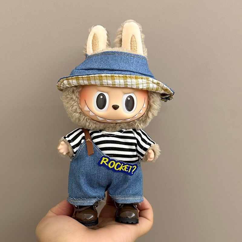 ソースメーカー卸売ラブブ人形服 17 センチメートルラブブブラインドボックスペンダント第一世代と第二世代のビニールぬいぐるみ|undefined