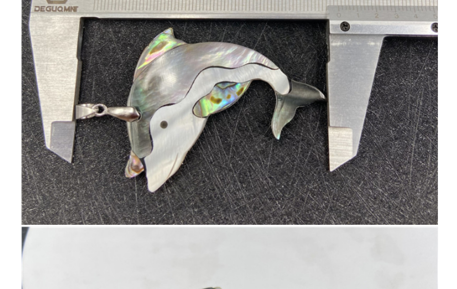 11g Weight Pendant Necklace Classification Anniversary, Business, Travel Occasion Shell Material Animal Pattern Unisex Gender Fashion Style Fashion Stitching Marine Animal Abalone Shell Pendant Necklace 8
