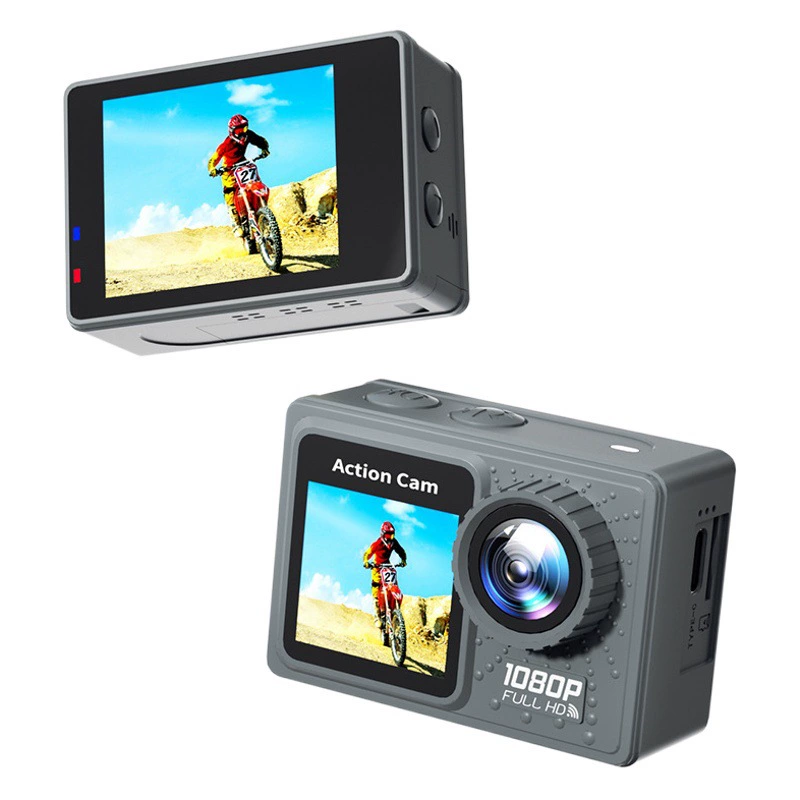 Новая модель взрывная спортивная камера двойной экран wifi погружение автомобильная камера записи движения камеры через границу