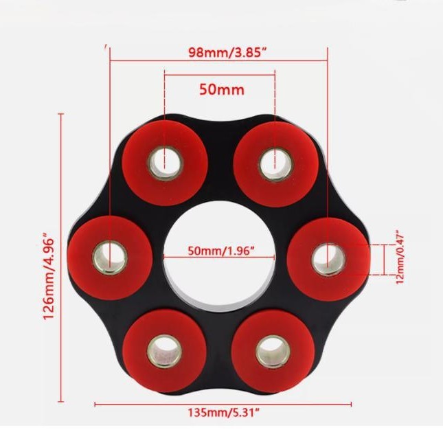 クロスボーダー改造変速機プロペラシャフトフレキシブルジョイント盤26117511454 bmw M3 96mm12mmを適用|undefined