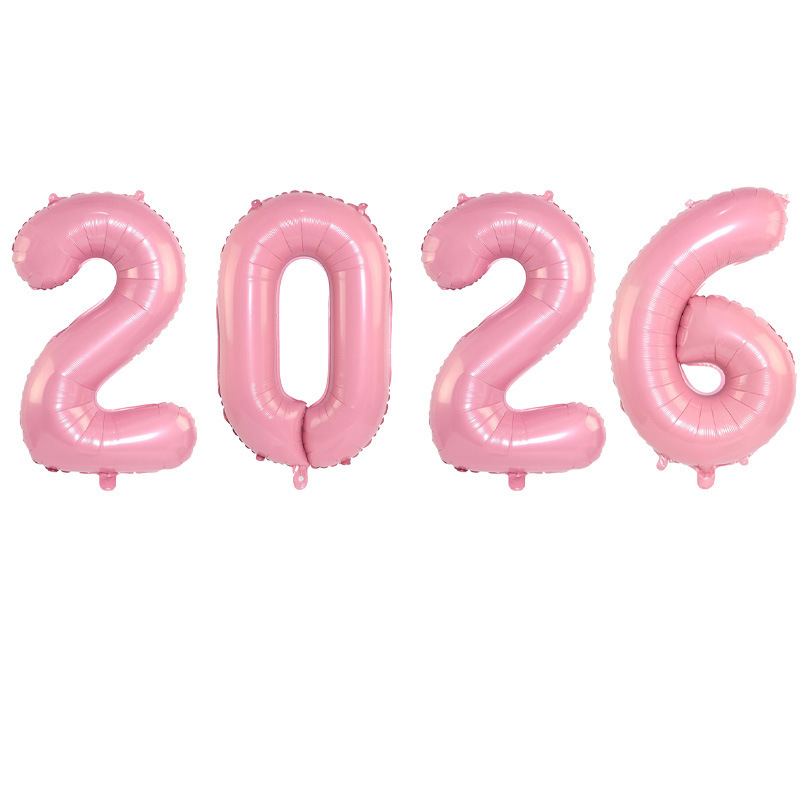 クロスボーダー新 2026 ナンバー 16/32/ 40inch ナンバーアルミフィルムバルーンセット馬年大晦日新年お祝い衣装|undefined