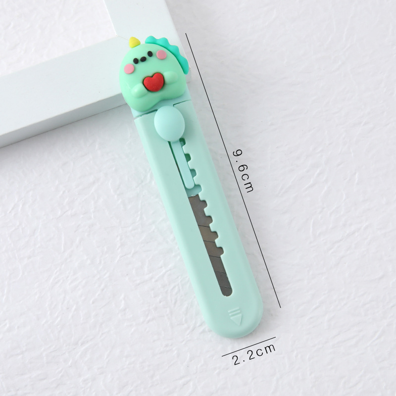 Mini Cúter de Papelería de Plástico, para Desempaquetar y Cortar Cuerdas, para Entrega Exprés y Diario