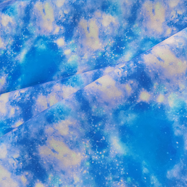 Heat transfer printing process Polyester tie-dye composite fabric…