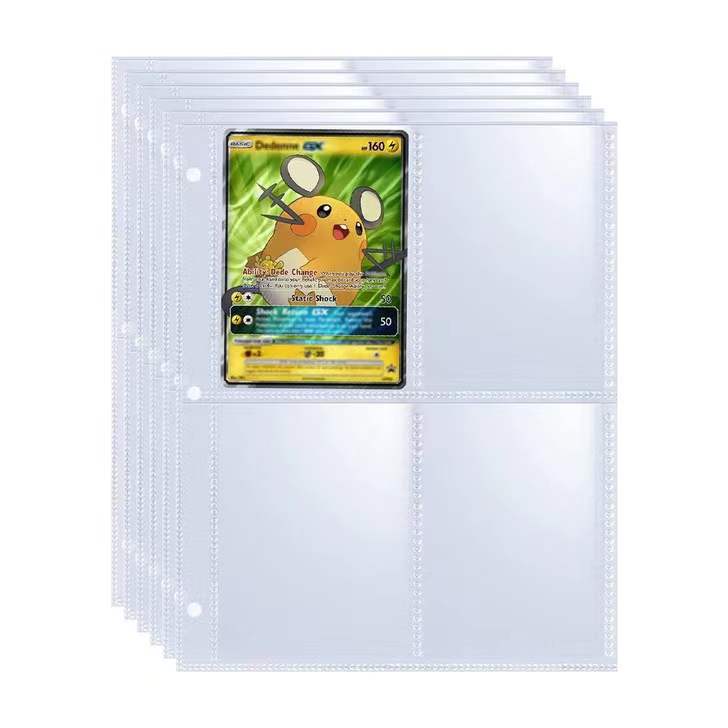 50页四格3孔双面透明内页