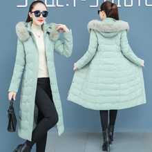 棉襖2021年新款女加厚棉衣女中長款大碼修身顯瘦棉服冬季外套