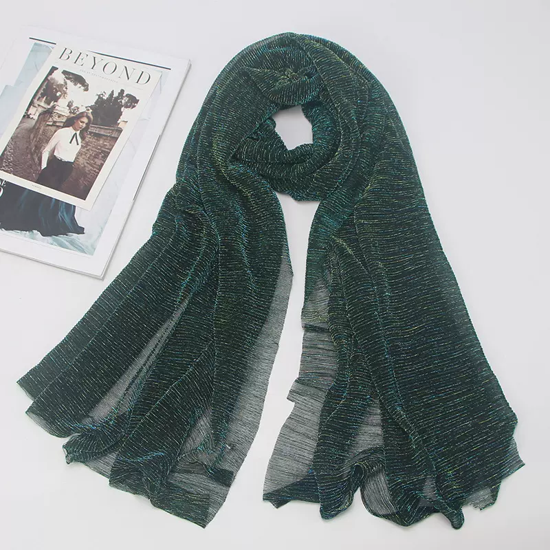 头巾 弹力金丝 时尚女头巾盖头配饰外贸批发