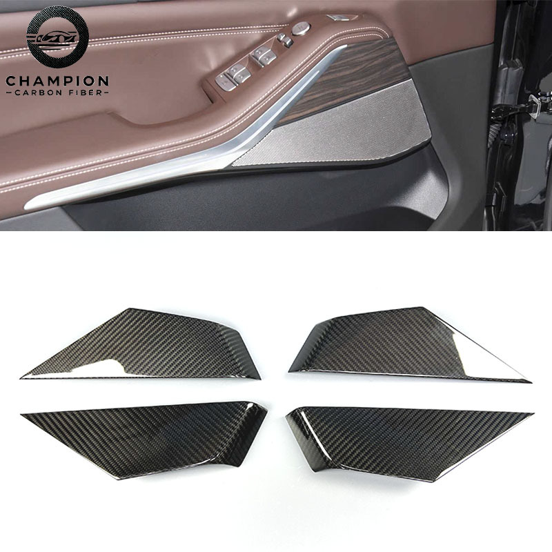Suitable for Bmw X7X5 Modified Gear Panel Frame Central Control Dashboard Air Vent Carbon Fiber Interior Accessories