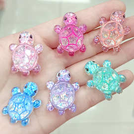 新款diy配件批发  卡通彩色小乌龟32mm玩具模型摆件装饰品盲袋配
