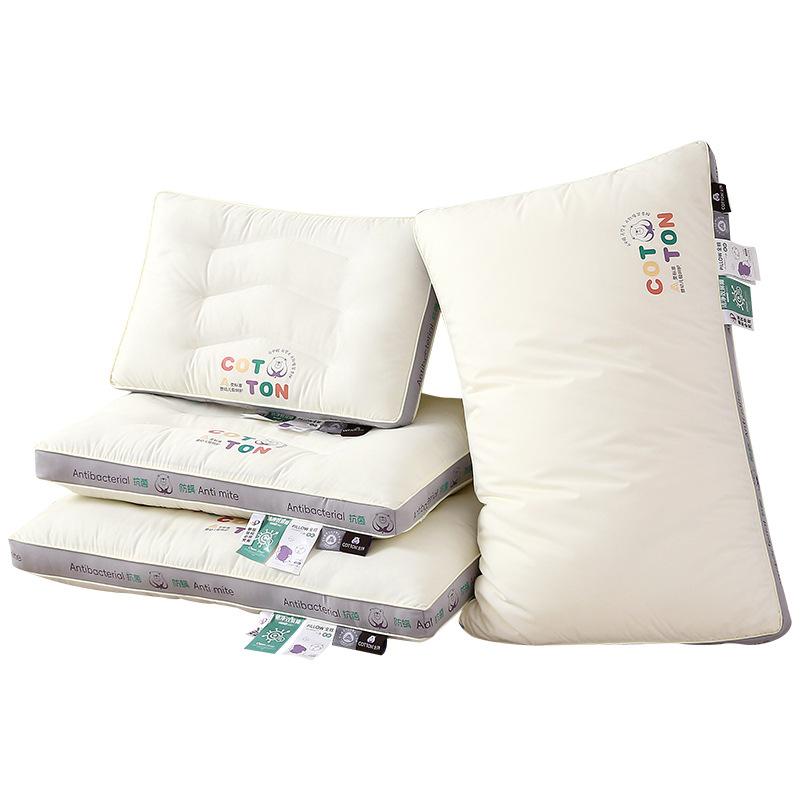 Almohada de algodón para niños de clase A para proteger la columna cervical para ayudar a dormir