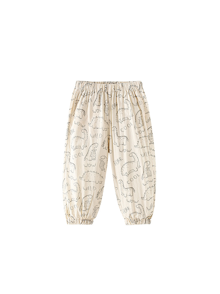 Malwee transfronterizo verano nuevo pantalones infantiles cómodos pantalones infantiles sueltos transpirables pantalones diarios ociosos a prueba de mosquitos