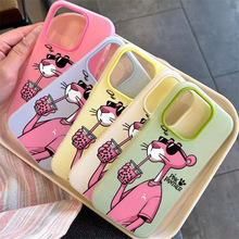 果冻二合一手机套苹果13pro高级感彩绘镂空苹果手机壳半包软硅胶