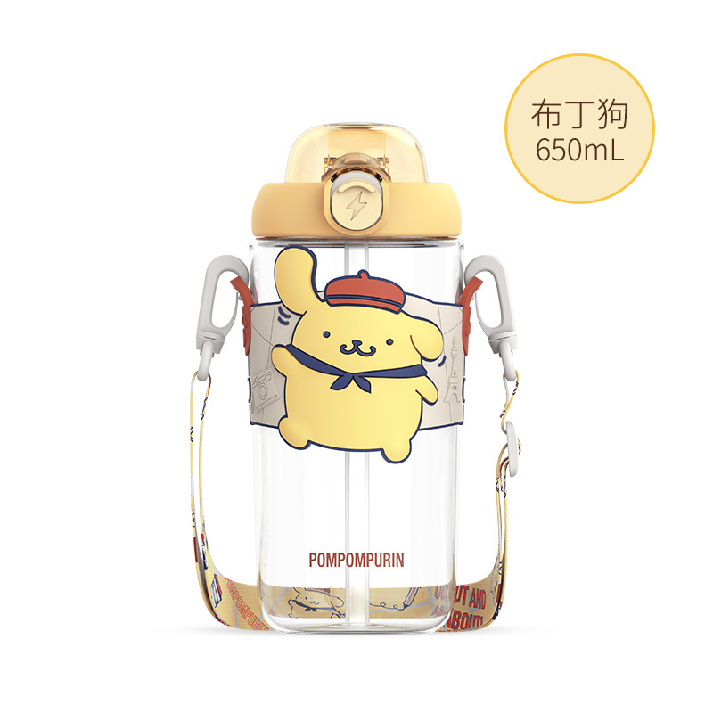 Aikesi colorido Sanrio coolo MIM color valor taza de agua niños taza de paja lindo hervidor de agua 2024 nuevo