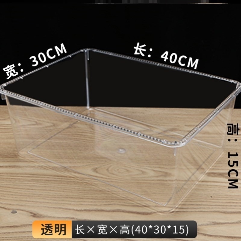 Supermercado acrílico a granel de bocadillos caja de visualización de alta transparencia con cubierta caja de almacenamiento dulces secos Zhao Shihuai