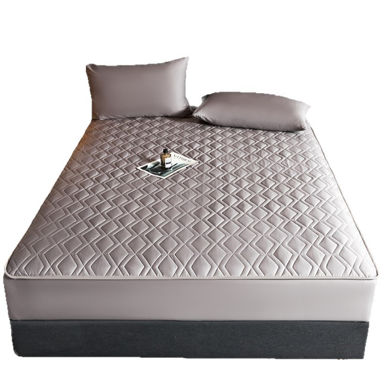 Cama de algodón 60S cubierta de colchón de una sola pieza cubierta de cubierta