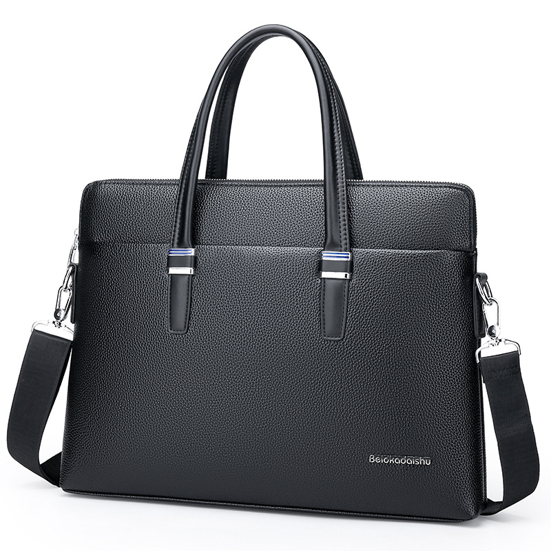 휴대용 서류 가방 남성용 비즈니스 컴퓨터 가방 회의 문서 가방 여행 크로스 바디 캐주얼 가방 사용자 정의 로고