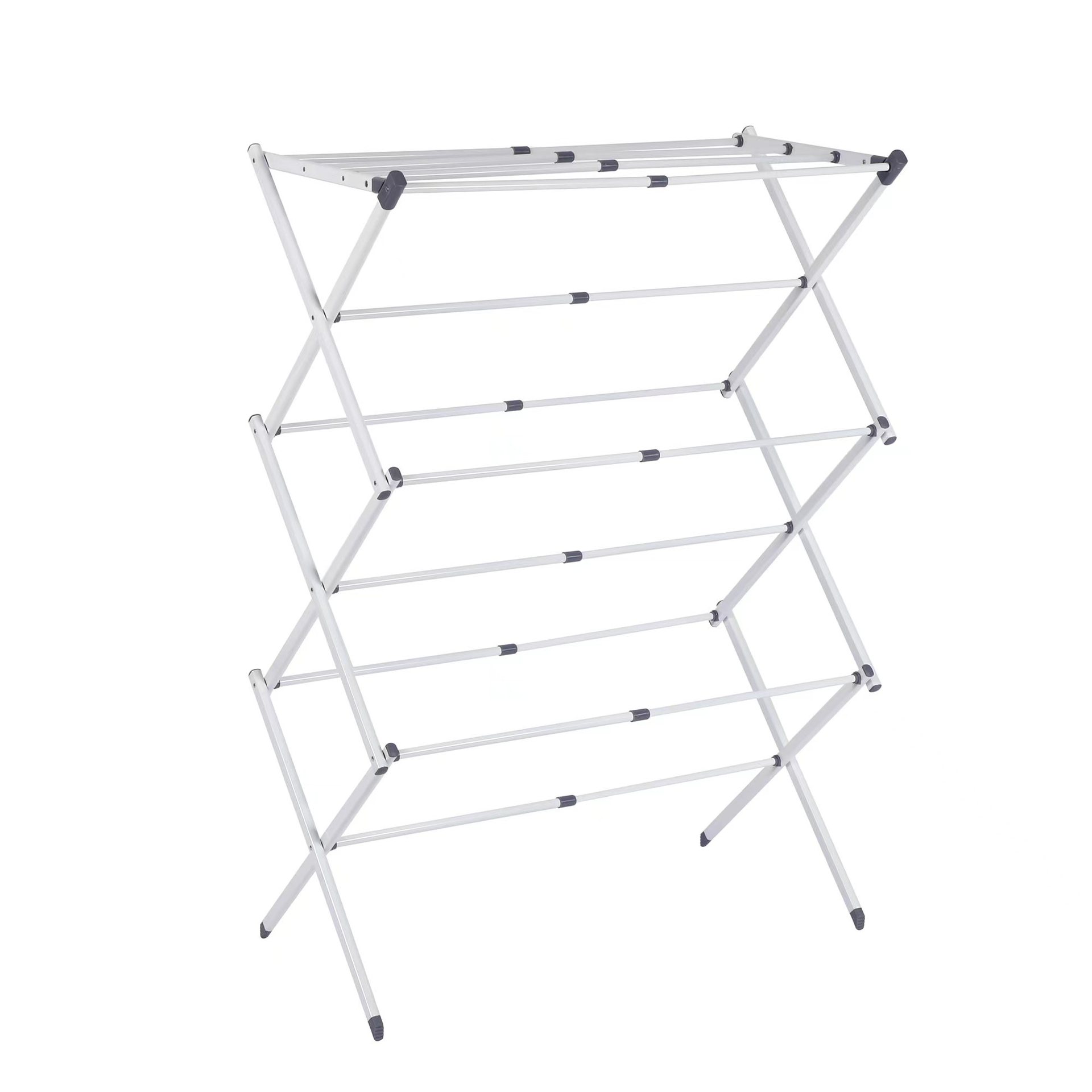 Cross-Border Clothes Drying Rack, Foldable and Expandable Towel Rack, Clothes Drying Rack, Floor-Standing Wholesale Retractable Clothes Rack, Portable Storage for Clothes