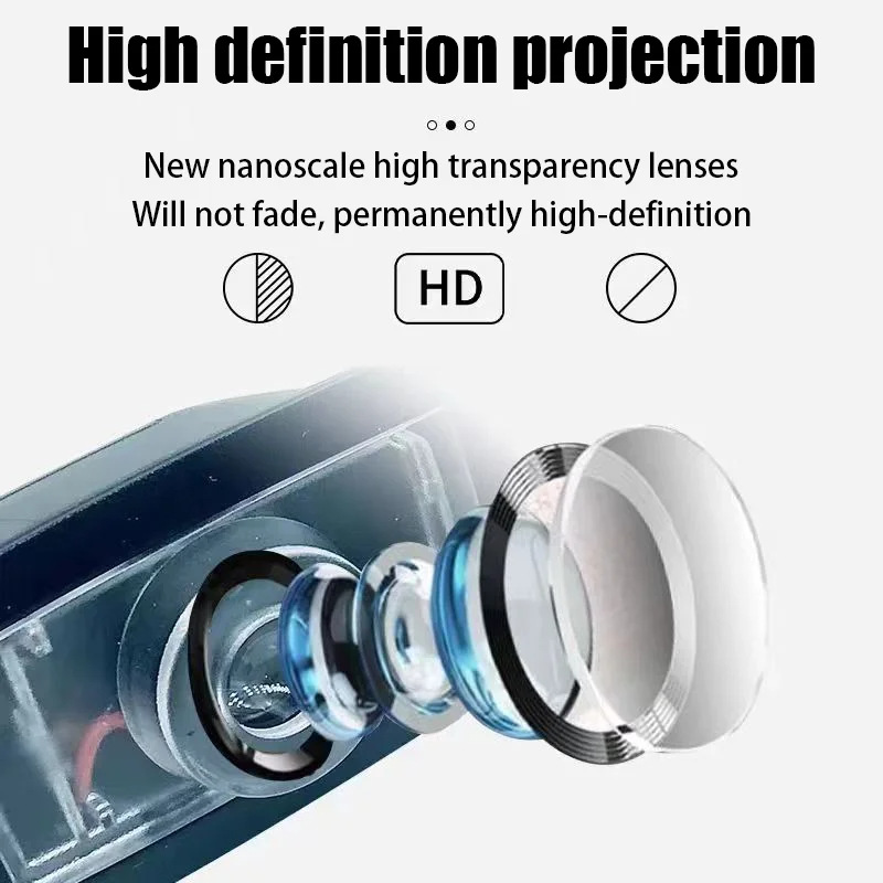 Aplicable a 2020 - 2023 BYD Han EV / dm / dmi / DMP vidrio no se desvanece puerta de bienvenida lámpara de puerta