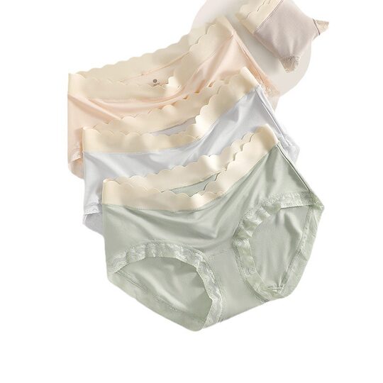 5A Antibacterial Pregnant Women's Underwear Women's Modal Middle and Late Pregnancy Cotton Crotch Mid-Waist Abdominal V-Shaped Trousers
