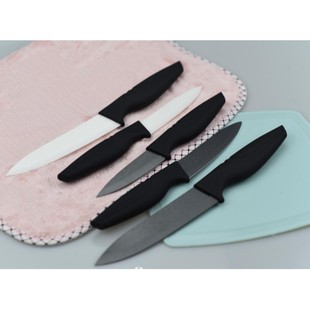 Ceramic knife Haima handle black blade ceramic knife slicing knife kitchen knife fruit knife cross-border products