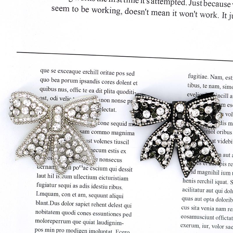 现货新品重工蝴蝶结服装辅料包包鞋子饰品配件装饰扣 DIY手工