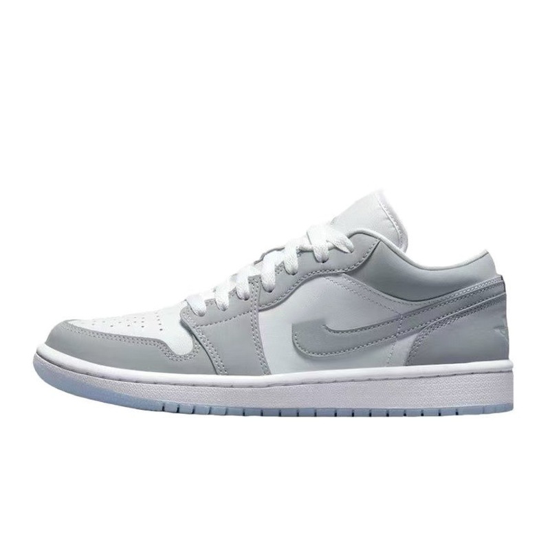 莆田純正 AJ1Low 紳士靴ロートップスニーカー黒と白のつま先スモークグレー Joe 1 ハイバージョンカジュアルシューズ女性のモカ|undefined