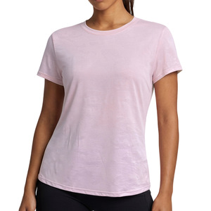 AYM042204 2026 Summer Short-Sleeved Women's New Jacquard Running Training Clothing Fitness Sports Top T-Shirt Breathable Quick-Drying Cover-