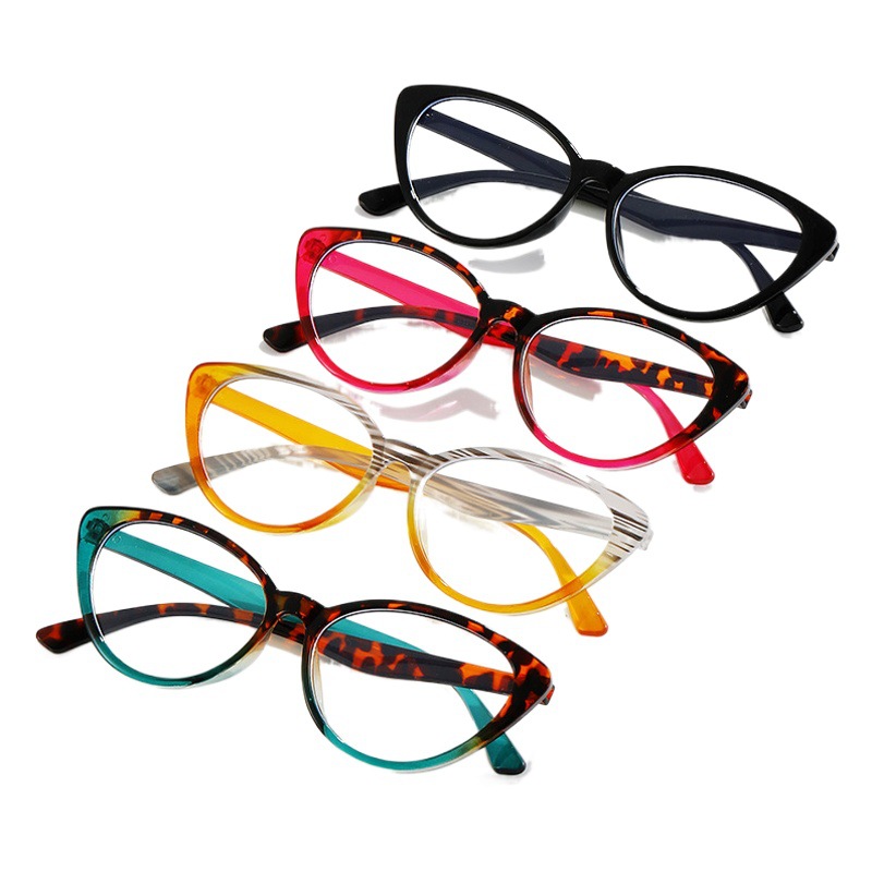 2022 nueva moda ojo de gato anti-azul gafas de luz personalidad transfronteriza comercio exterior venta caliente ins estilo gafas lisas