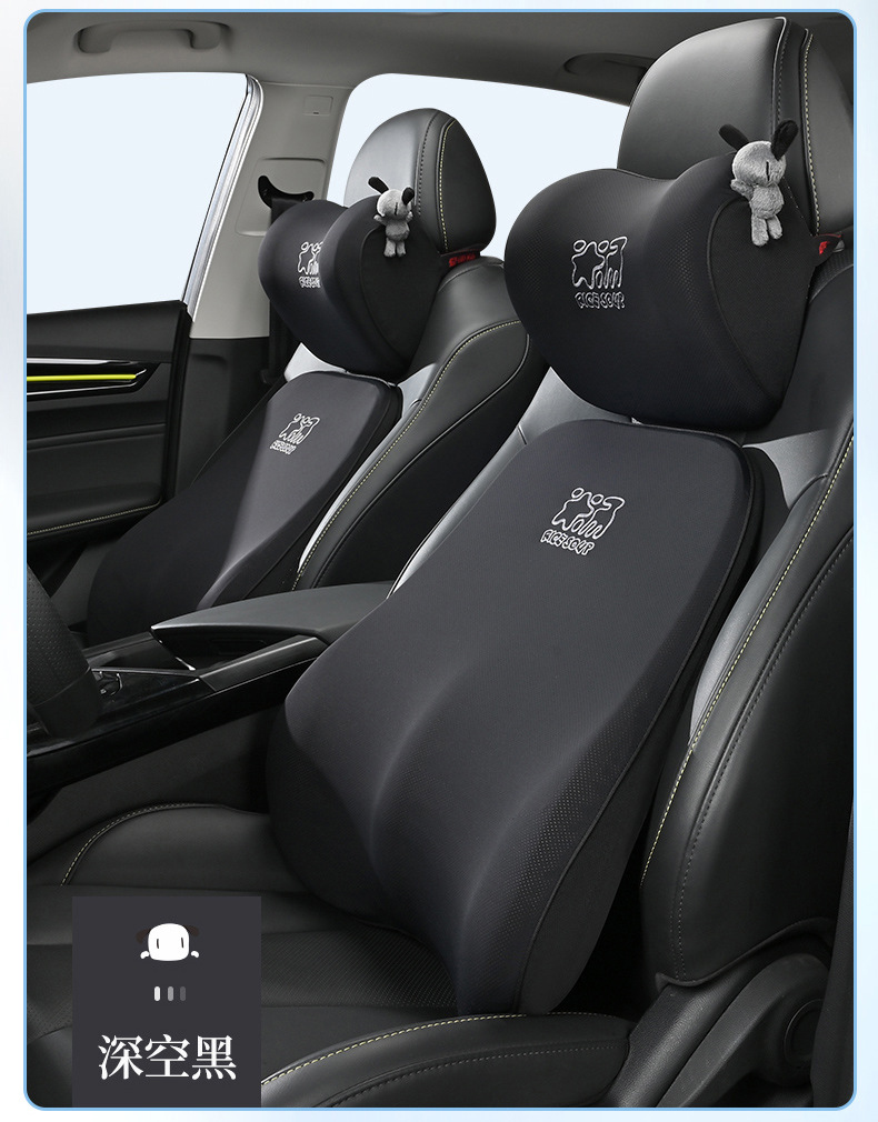 Luxury Car Headrest and Lumbar Support Neck Pillow for Sleeping in Car