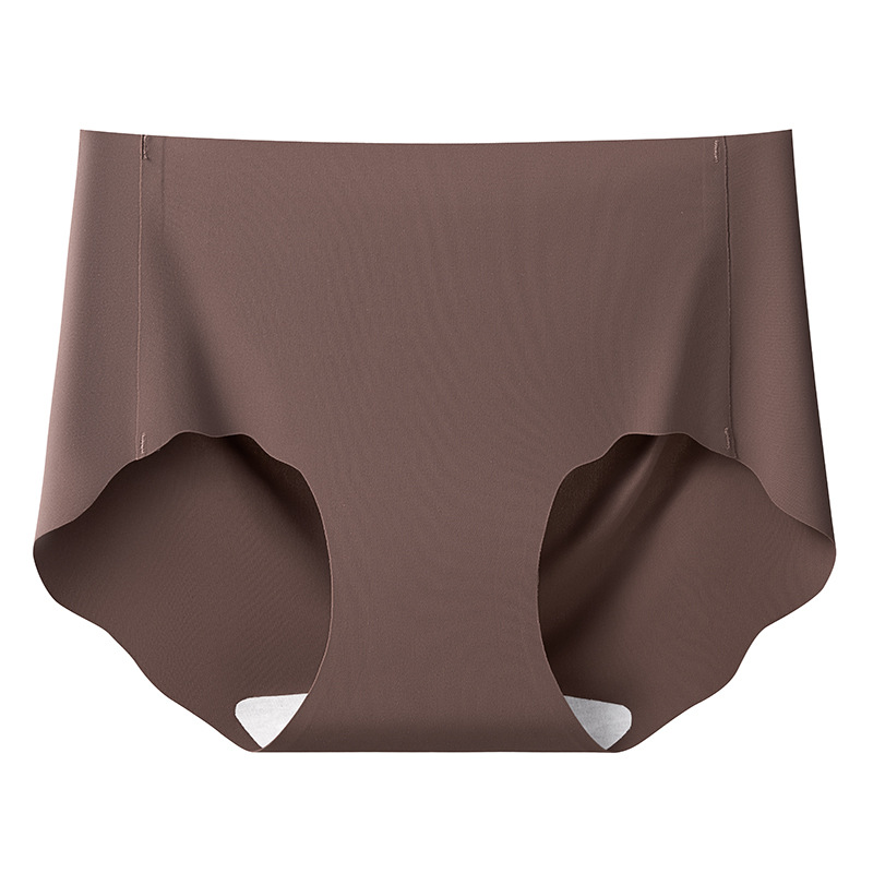 Bragas de seda de hielo sin costuras con entrepierna larga, entrepierna de seda de morera, entrepierna antibacteriana, ejercicio de yoga sin costuras, cadera de melocotón, calzoncillos para mujer