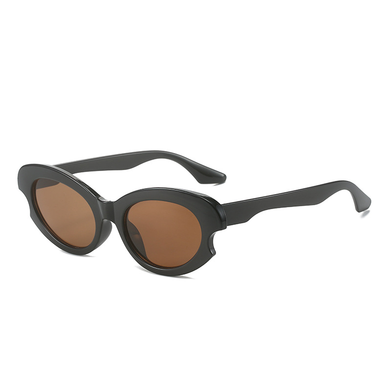 Gafas de sol de ojo de gato Y2K color caramelo, moda femenina, marco pequeño, gafas de sol de tiro callejero al aire libre, venta al por mayor transfronteriza europea y americana