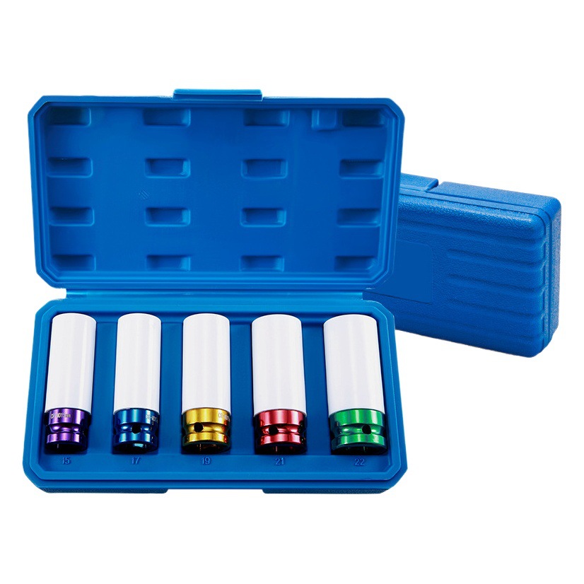 Conjunto de 5 piezas de color neumático tornillo manga al por mayor color a prueba de arañazos funda impacto manga color neumático protección tornillo