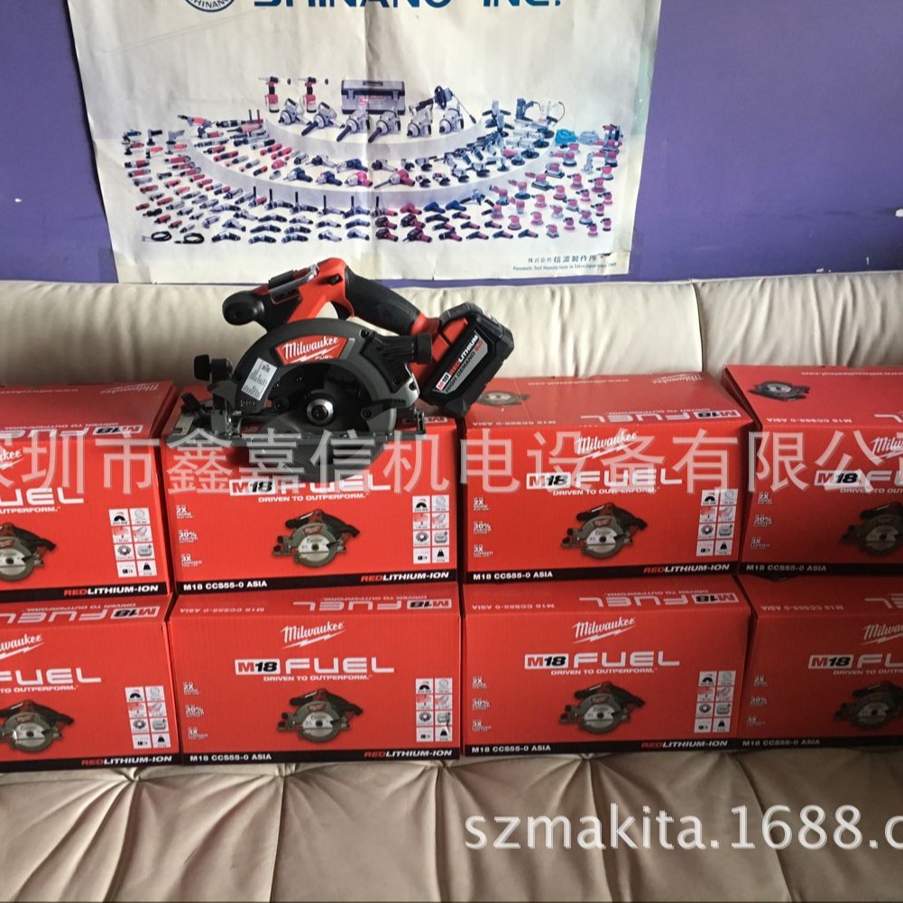 M18CCS55-0 特价现货 批发米沃奇 充电无刷电圆锯