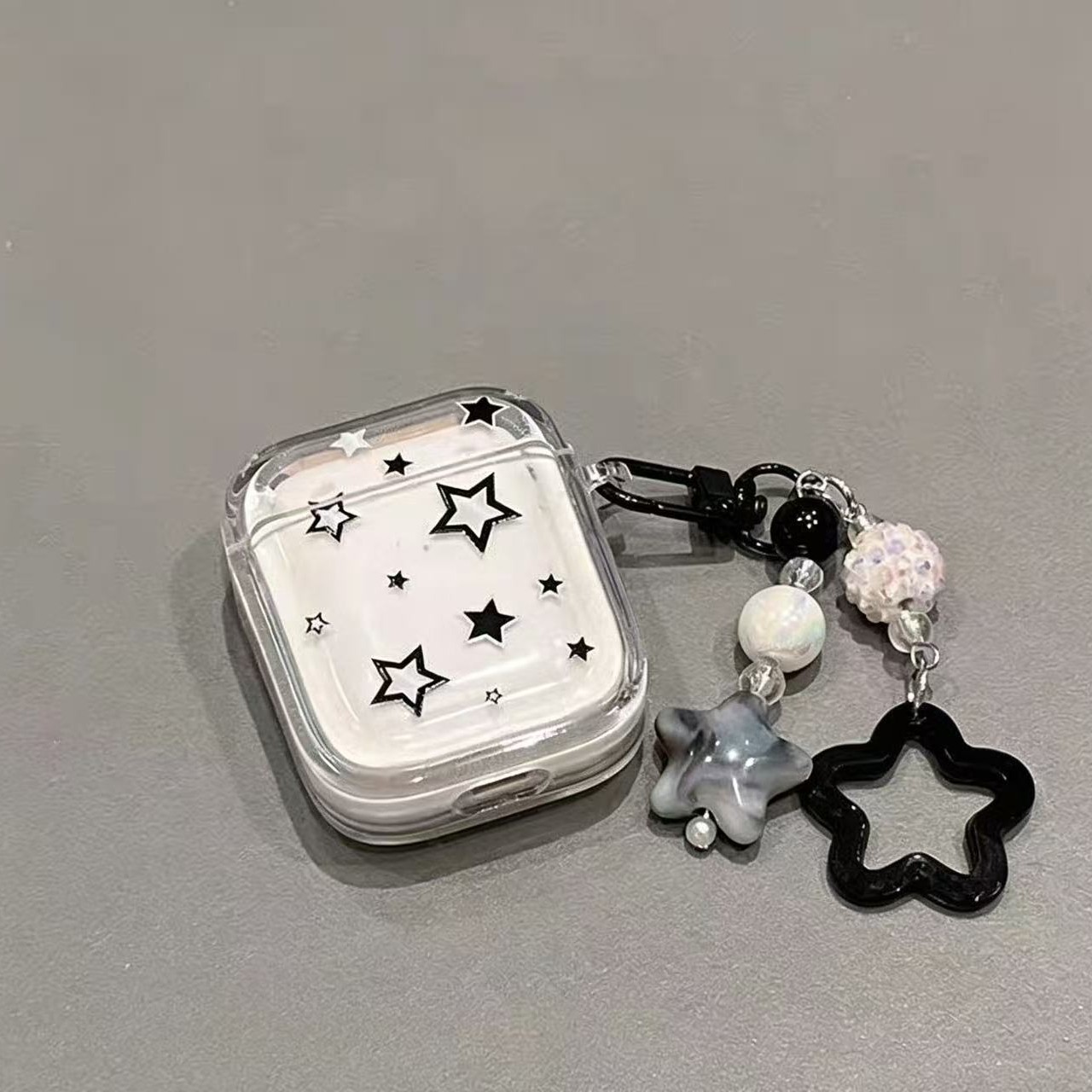 Estudo TPU con patrón de estrella para AirPods 1/2/3/4/pro/pro2/pro3