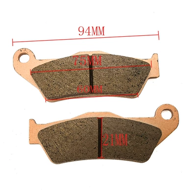 Kevs K16/K18 Off-Road Rear Brake Pads Hengjian Two-Stroke Nc250/450 Copper-Based Ktm Husqvarna (Tormoz supportları) - 1-front-brake-pads