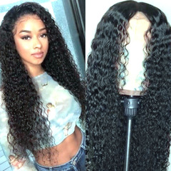 Amazon New Women's Long Wavy Explosion Hair Heat-resistant Silk Small Wave African Cross-border Fake Goods Source Wholesale