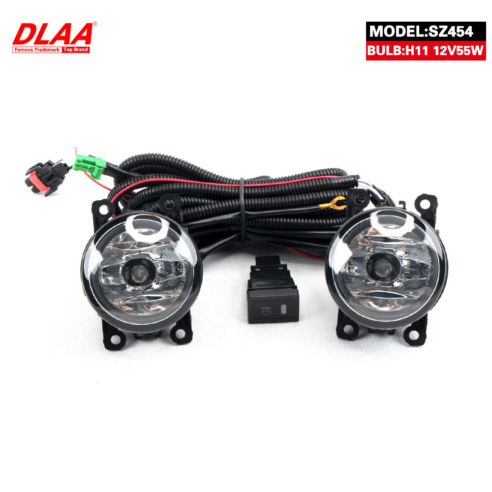 Aplicable a Suzuki 15 16 años Qiyue delantero ensamblaje de luz de niebla nueva luz de conducción diurna Qiyue luz parachoques image 4