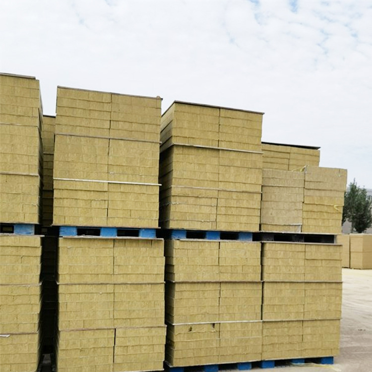 Sichuan Rock Wool Board Composite Board Fireproof A-Grade Insulation Board Sound-Absorbing Sound Insulation Board Insulation Material Flame Retardant Manufacturer Wholesale