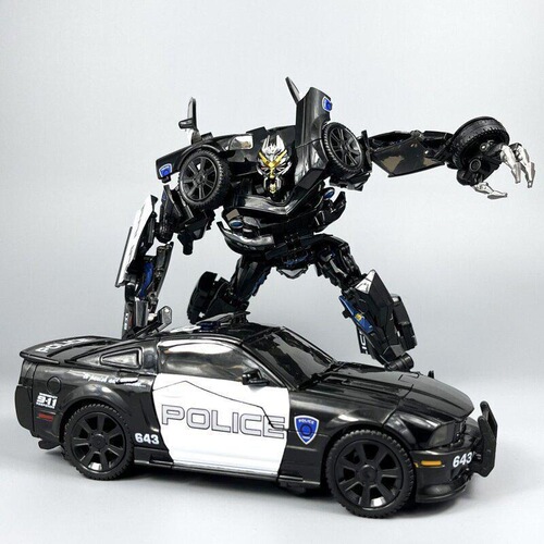 Model Commune 6807 Transformation Toy XP15 Roadblock Z Barrier Alloy Version Police Car Children Boy Car Robot