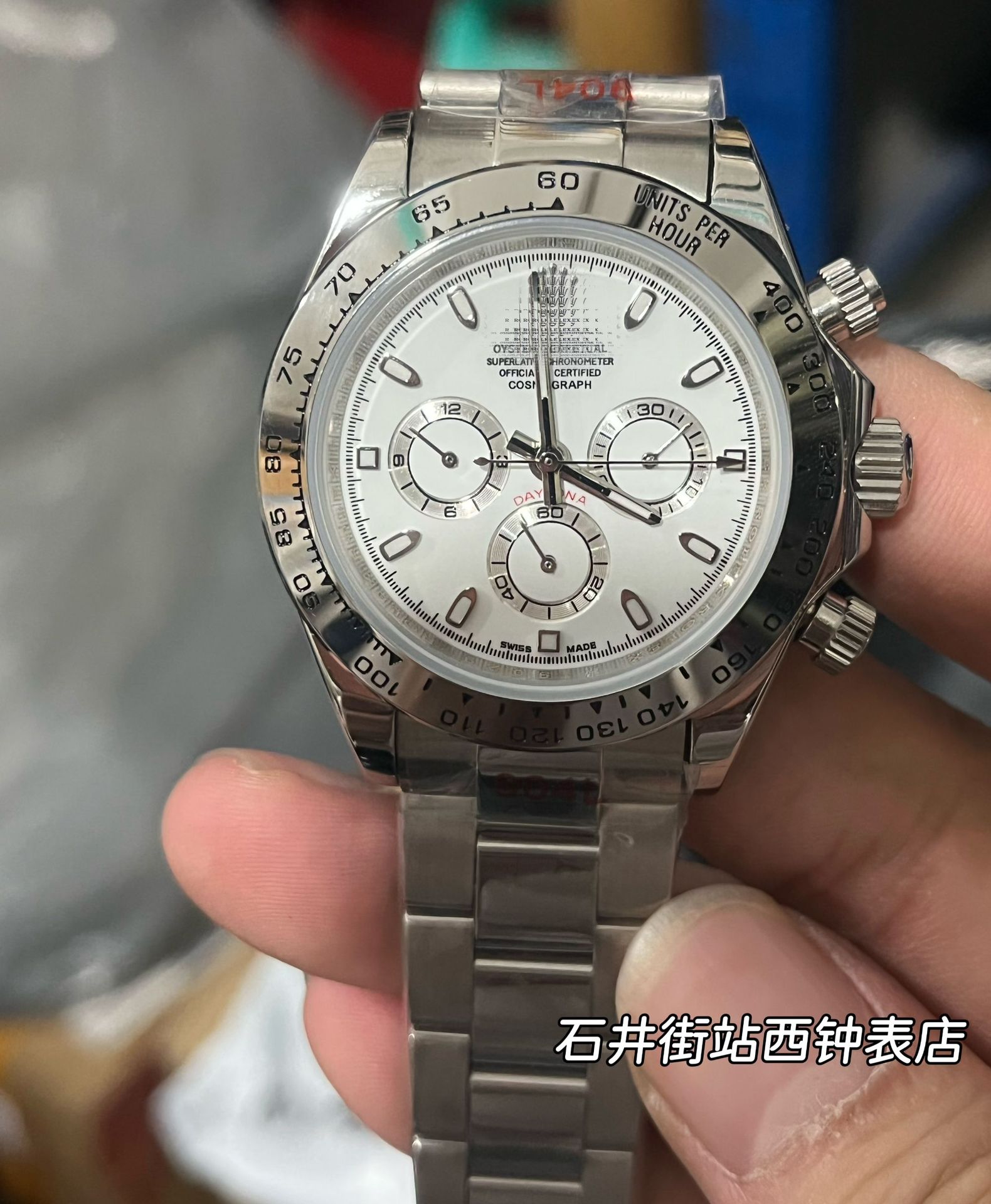 Fábrica limpia nueva DiTona multifuncional Hielo Landi4131 Panda Di cronógrafo mecánico para hombres estación independiente