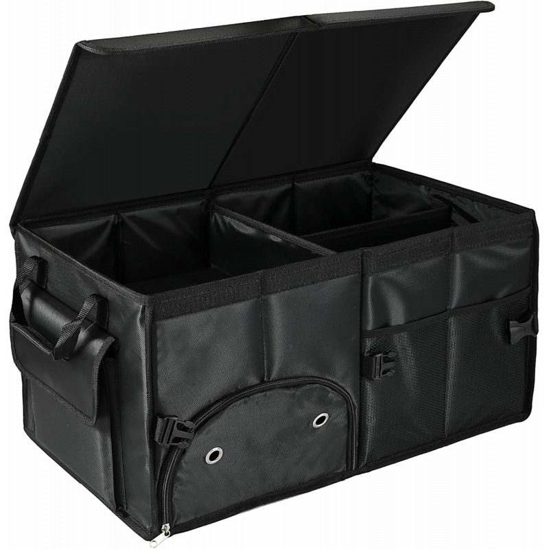Nuevo transfronterizo con cubierta de auto equipaje organizador con cordones de zapatos para el compartimiento de SUV impermeable