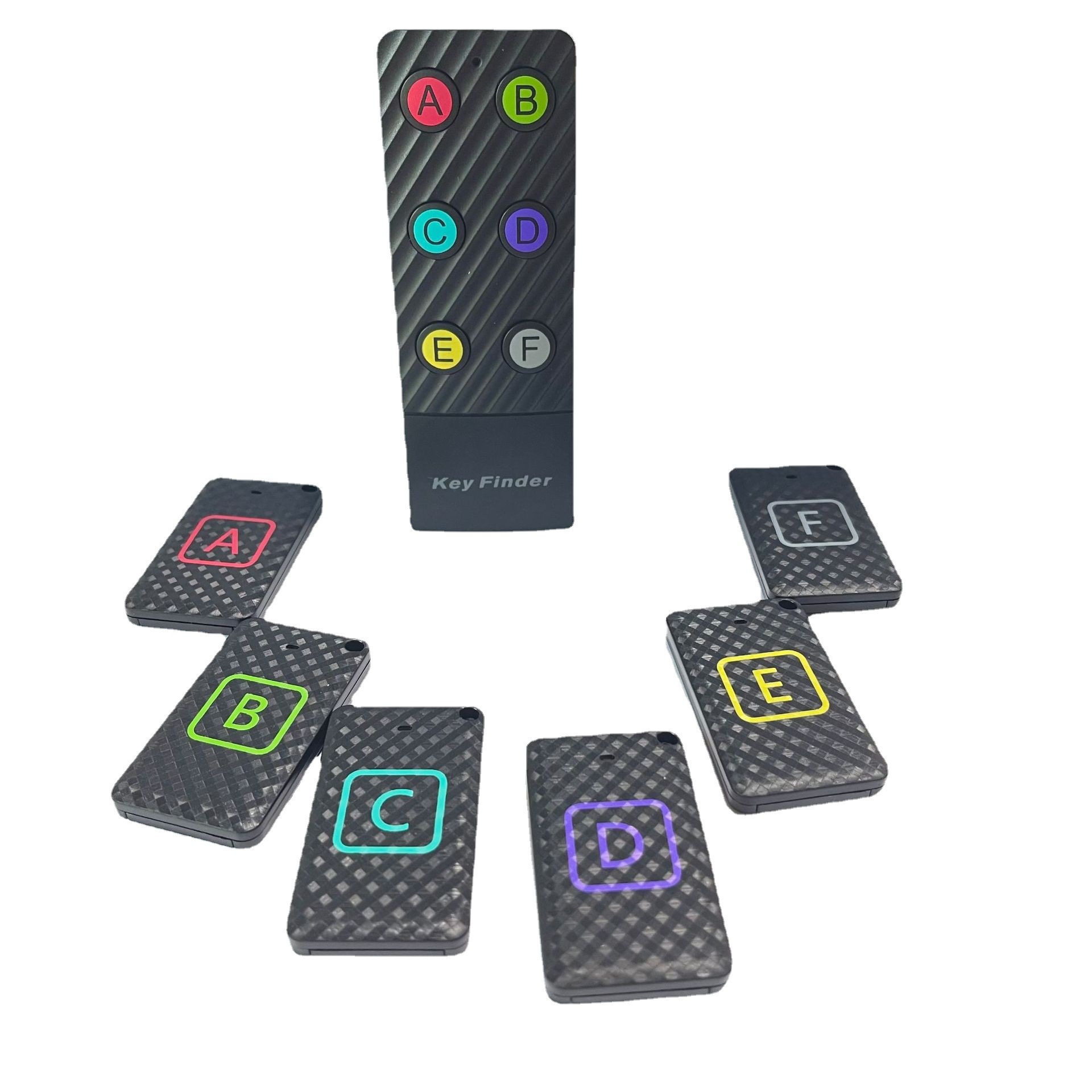 一拖六个人无线钥匙扣警报器宠物定位跟踪防丢器防走丢数码定位器