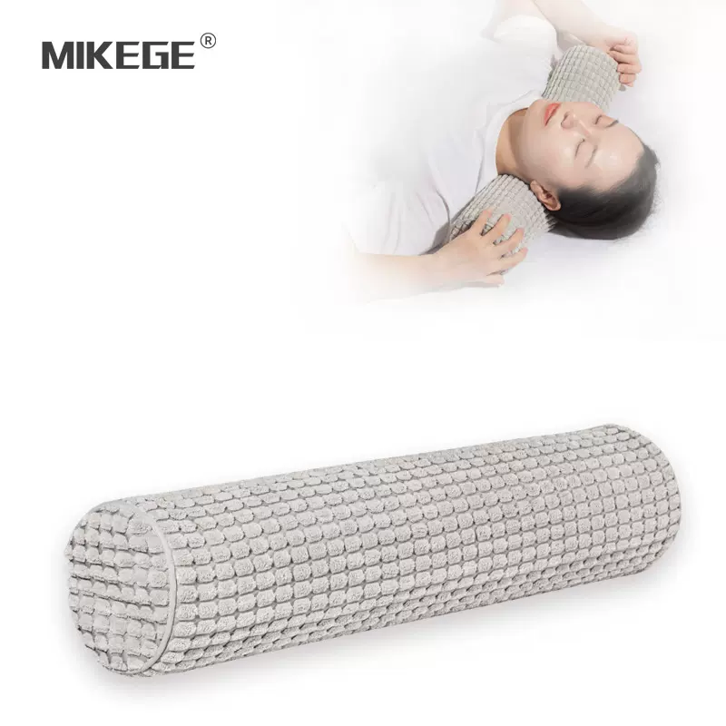 跨境圆柱枕记忆棉慢回弹枕芯圆柱形枕头护颈椎枕床上睡觉腿枕腰枕