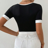 Футболка с коротким рукавом, приталенный короткий универсальный комплект, круглый воротник