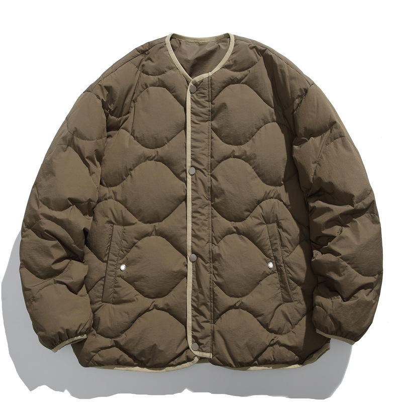 2025 Winter New Vintage Gourd Pattern Quilted down Jacket Japanese Style Couple Warm Versatile Coat 2025 Winter New Vintage Gourd Pattern Quilted down Jacket Japanese Style Couple Warm Versatile Coat