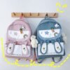 the republic of korea ins Vintage sense girl jk Backpack Harajuku Senior high school student fresh Sweet Soft sister schoolbag lolita